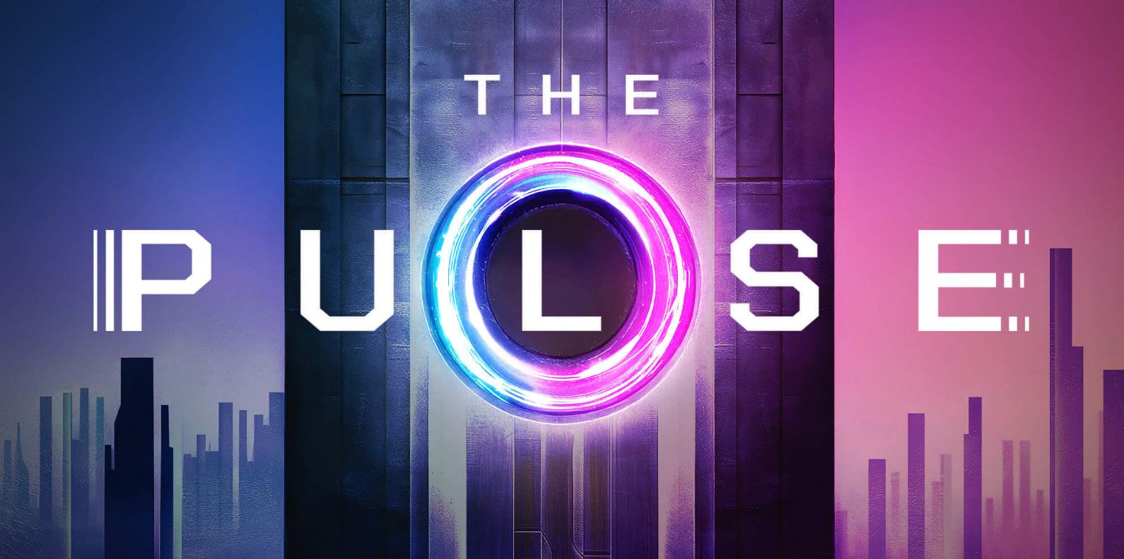 Abstract metallic patterns symbolizing replication and flow